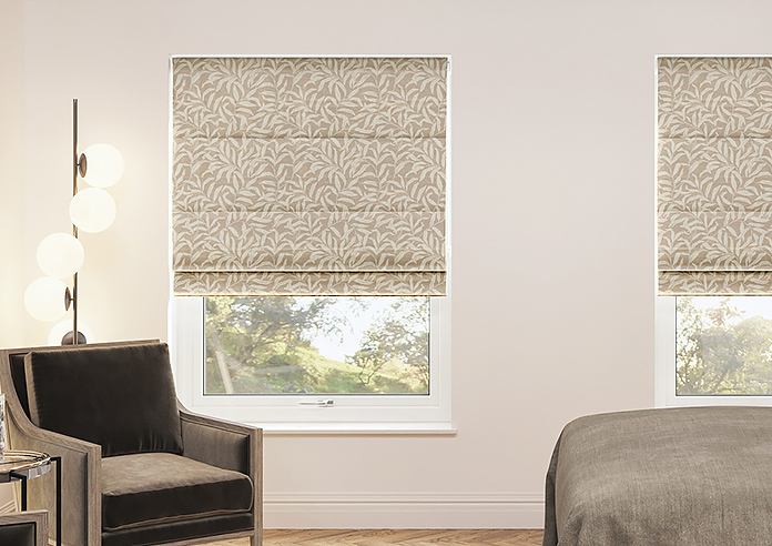Trailing Vines, Vintage Brown - Twist&Fit Roman Blind - Image 3